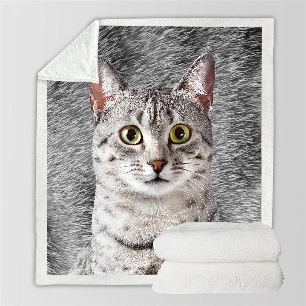Egyptian Mau Cat Blanket Egyptian Mau Cat Blanket