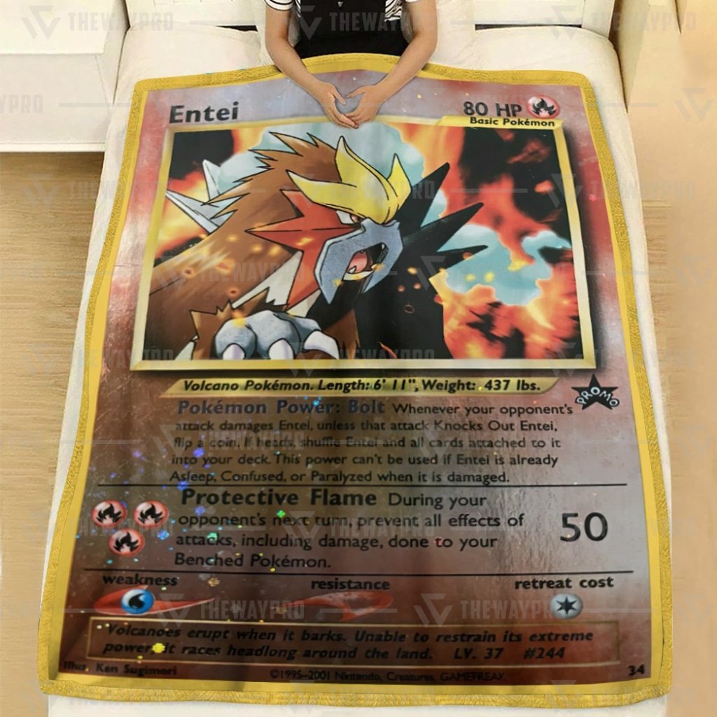 Entei Pokemon Blanket Entei Pokemon Blanket