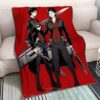 Eren And Levi Attack On Titan Blanket