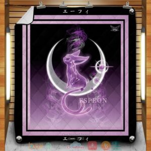 Espeon Spirit Quilt Blanket