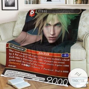 Ff Final Fantasy Cloud Blanket