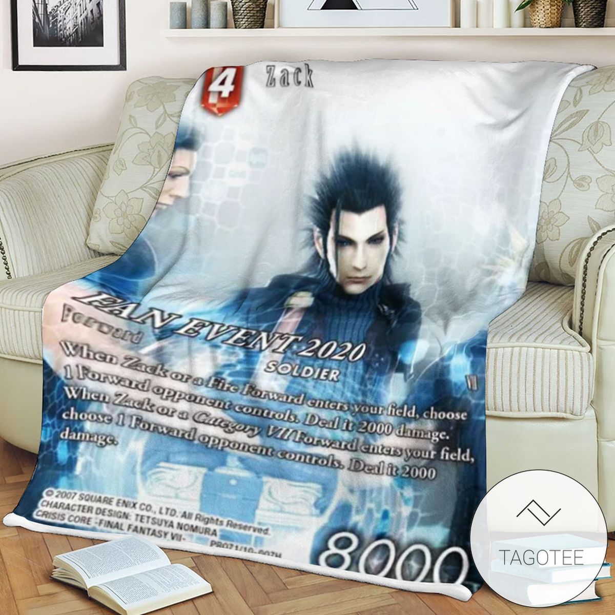 Ff Final Fantasy Zack Blanket Ff Final Fantasy Zack Blanket