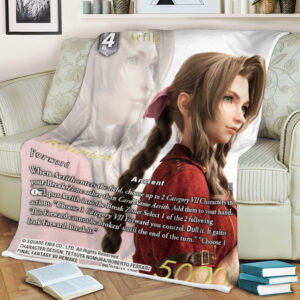 Final Fantasy Aerith Blanket