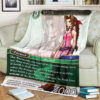 Final Fantasy Aerith Sherpa Blanket 2