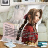Final Fantasy Aerith Sherpa Blanket