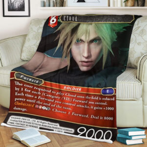 Final Fantasy Cloud Sherpa Blanket