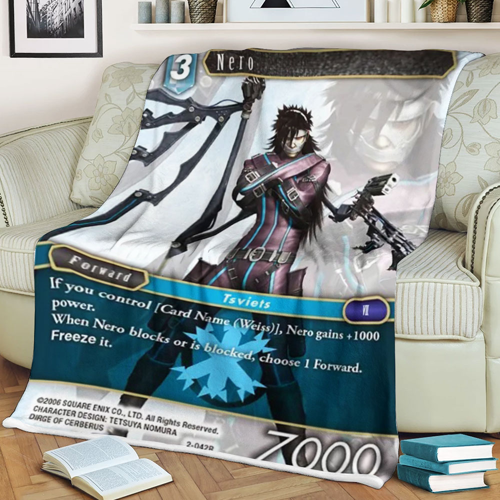 Final Fantasy Nero Sherpa Blanket Final Fantasy Nero Sherpa Blanket