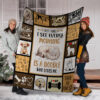 First Thing I See Every Morning Goldendoodle Fleece Blanket