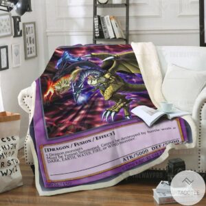 Five Headed Dragon Custom Blanket