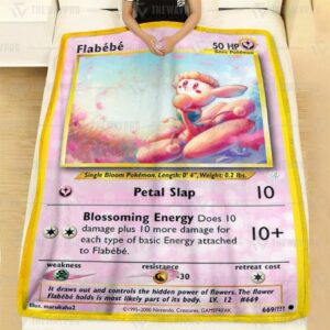 Flabebe Pokemon Blanket 2