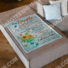 Flower Butterfly To My Daughter Never Forget That I Love You Your Mom Blanket