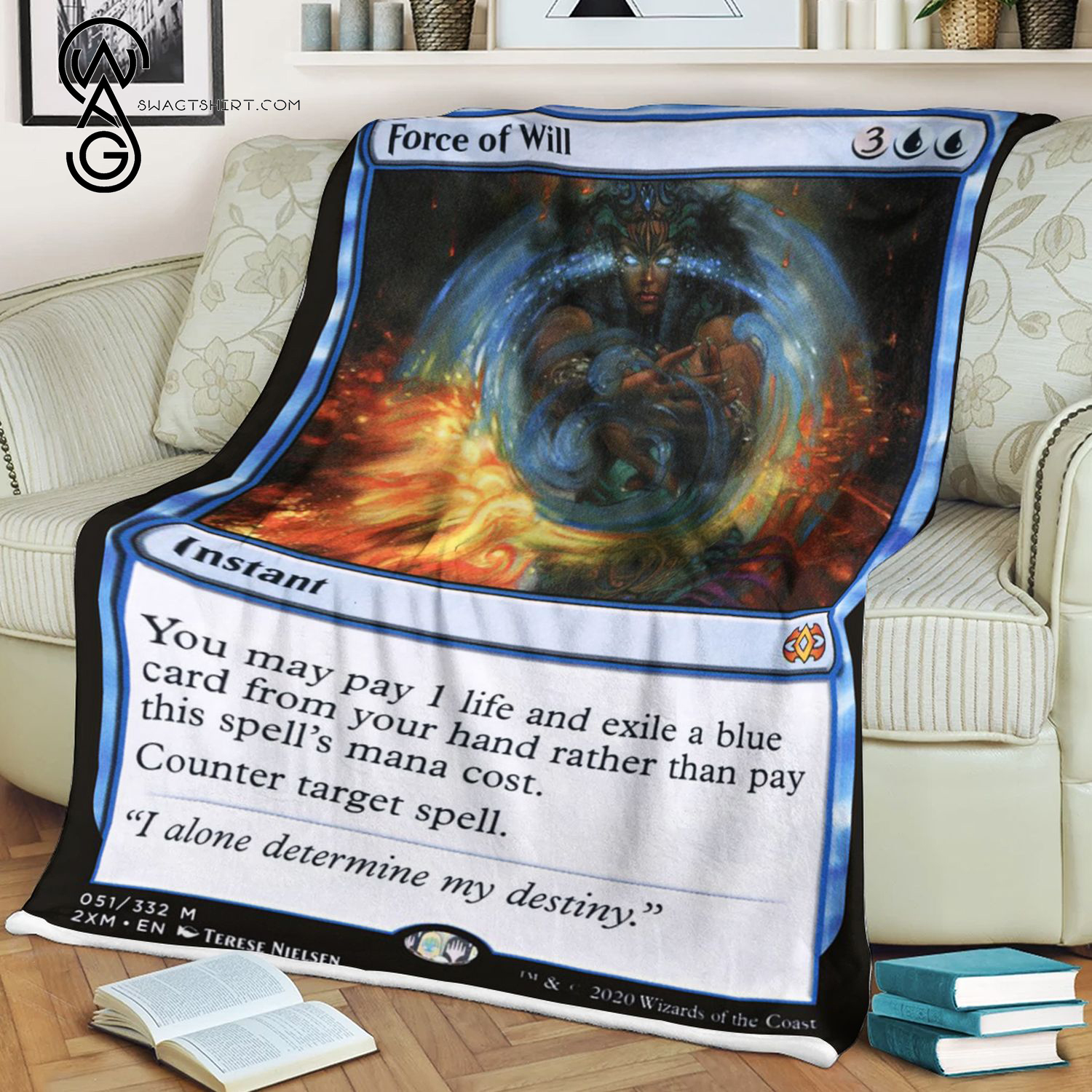 Force Of Will Game Magic The Gathering Blanket Force Of Will Game Magic The Gathering Blanket