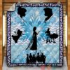 Frozen Fractals Quilt Blanket