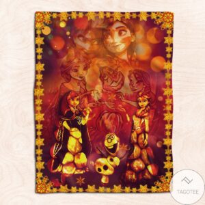 Frozen Happy Halloween Blanket