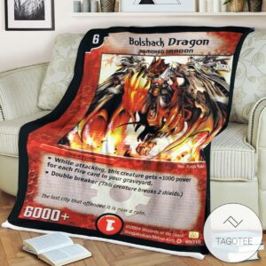 Game Dm Bolshack Dragon Duel Masters Sherpa Blanket