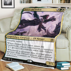 Game Dungeons And Dragons Drizzt Dourden Blanket