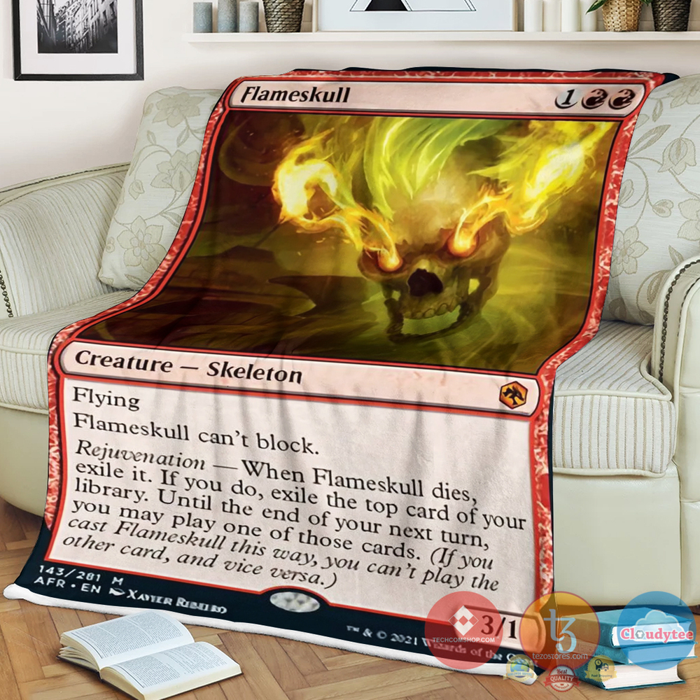 Game Dungeons And Dragons Flameskull Blanket Game Dungeons And Dragons Flameskull Blanket