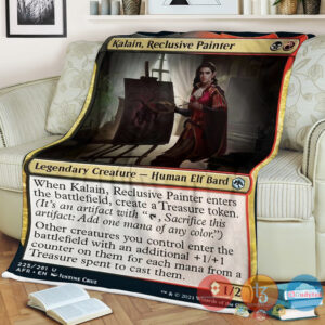 Game Dungeons And Dragons Kalain Reclusive Painter Blanket