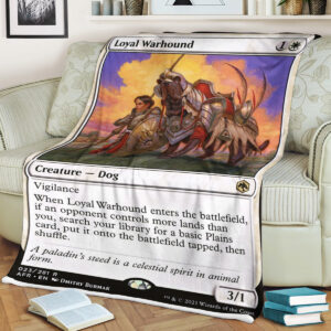 Game Dungeons And Dragons Loyal Warhound Blanket