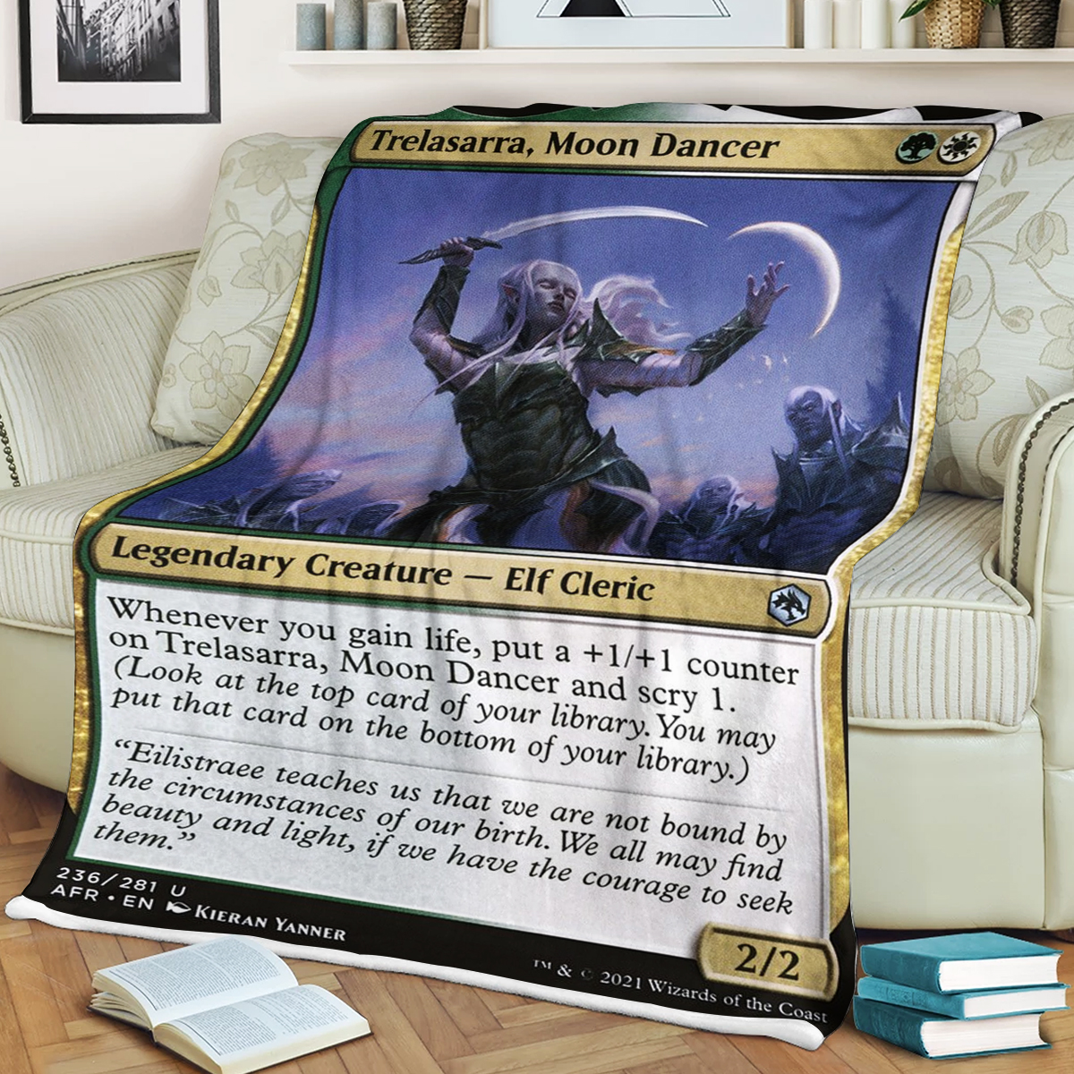 Game Dungeons And Dragons Trelasarra Moon Dancer Blanket Game Dungeons And Dragons Trelasarra Moon Dancer Blanket