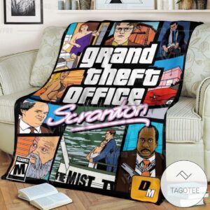 Game Gta Electric City Scranton The Office Cover Custom Soft Blanket