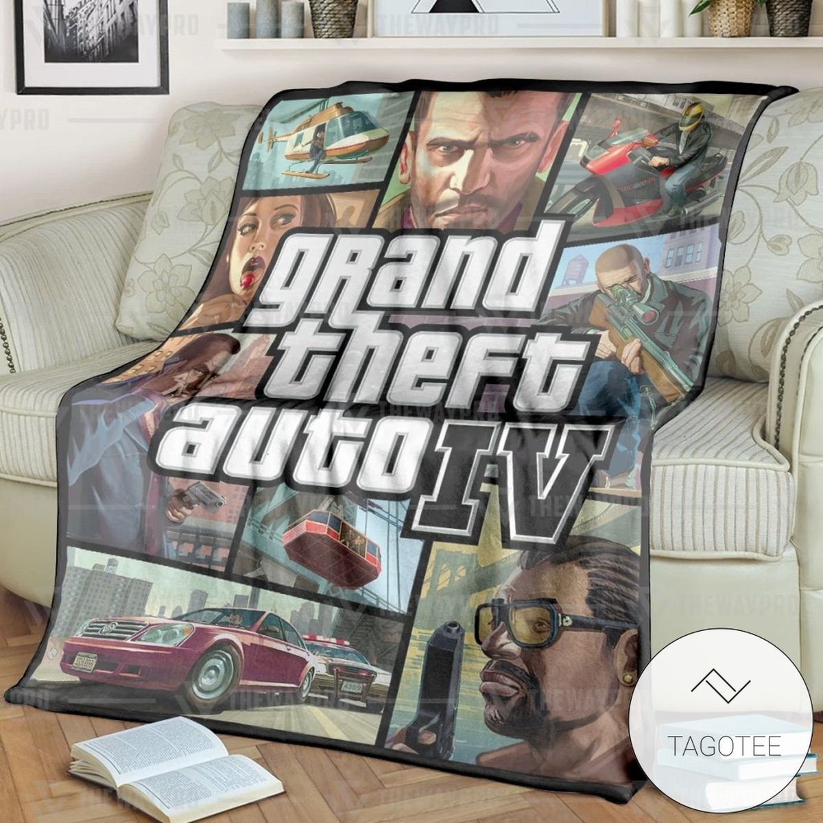 Game Gta Iv Custom Soft Blanket Game Gta Iv Custom Soft Blanket