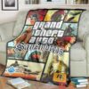 Game Gta San Andreas Custom Soft Blanket 2