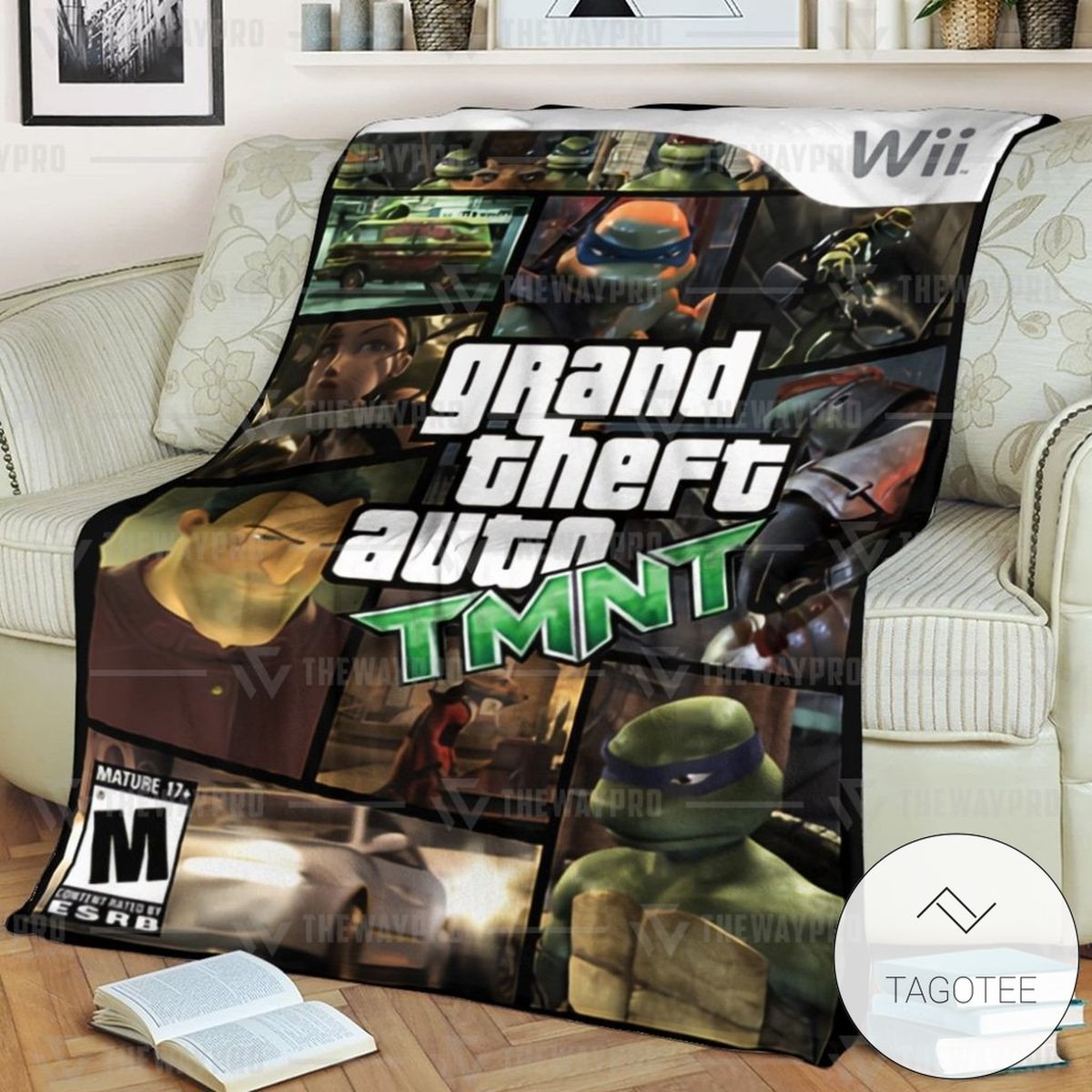 Game Gta Teenage Mutant Ninja Turtles Cover Custom Soft Blanket Game Gta Teenage Mutant Ninja Turtles Cover Custom Soft Blanket