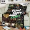 Game Gta Tmnt Cover Custom Soft Blanket