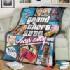 Game Gta Vice City Custom Soft Blanket 2