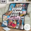 Game Gta Vice City Custom Soft Blanket