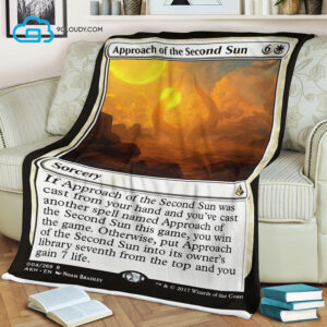 Game Magic The Gathering Approach Of The Second Sun Blanket