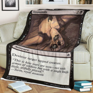 Game Magic The Gathering Assassinate Sherpa Blanket