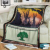 Game Magic The Gathering Basic Land Forest Blanket