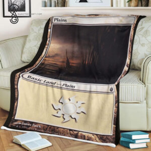Game Magic The Gathering Basic Land Plains Blanket