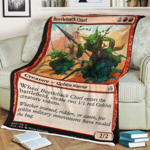 Game Magic The Gathering Beetleback Chief Sherpa Blanket