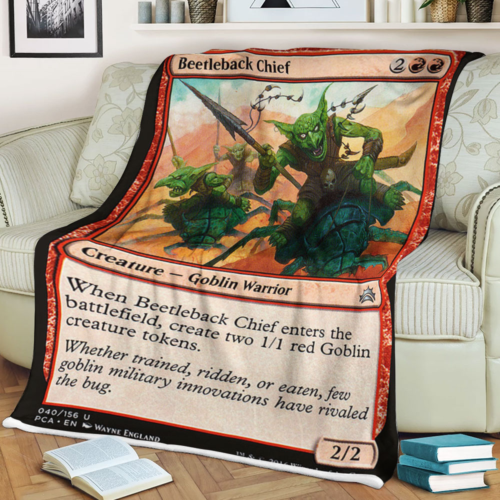 Game Magic The Gathering Beetleback Chief Sherpa Blanket Game Magic The Gathering Beetleback Chief Sherpa Blanket