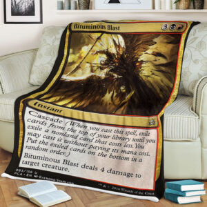 Game Magic The Gathering Bituminous Blast Sherpa Blanket