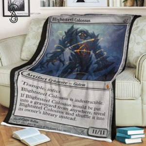Game Magic The Gathering Blightsteel Colossus Blanket 2