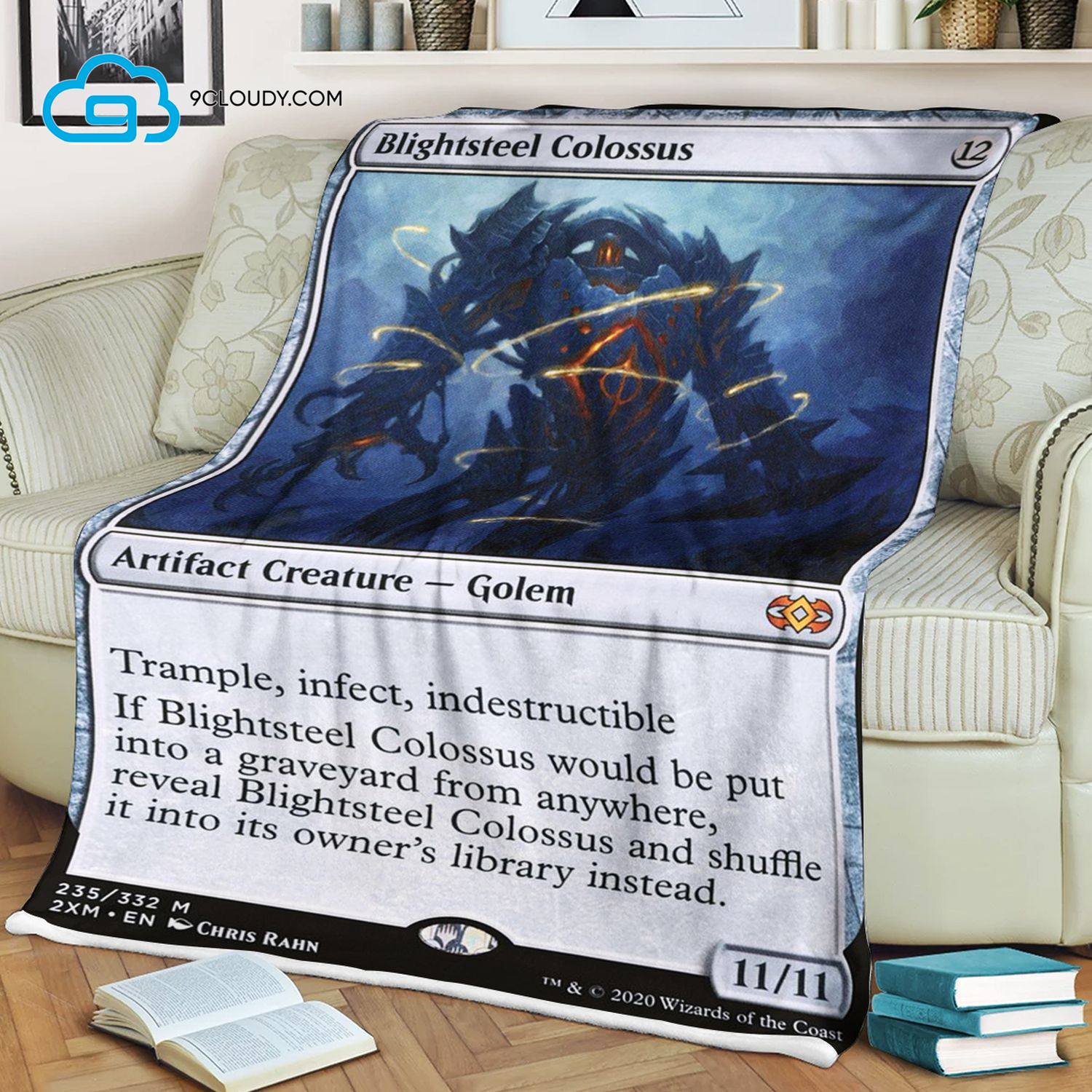 Game Magic The Gathering Blightsteel Colossus Blanket Game Magic The Gathering Blightsteel Colossus Blanket
