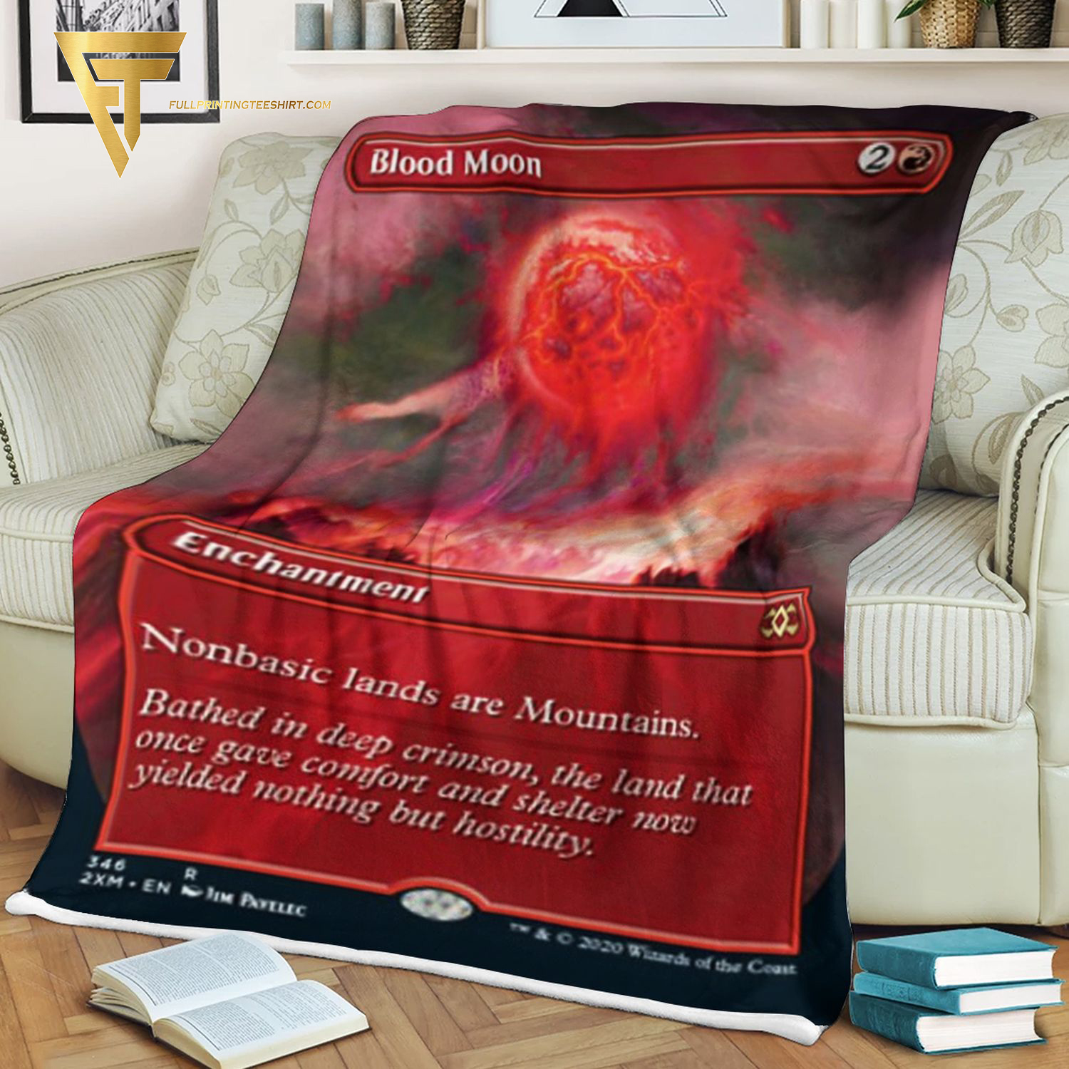 Game Magic The Gathering Blood Moon Blanket Game Magic The Gathering Blood Moon Blanket