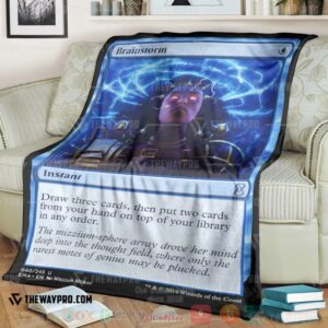 Game Magic The Gathering Brainstorm Soft Blanket