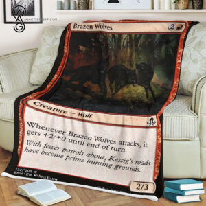 Game Magic The Gathering Brazen Wolves Blanket