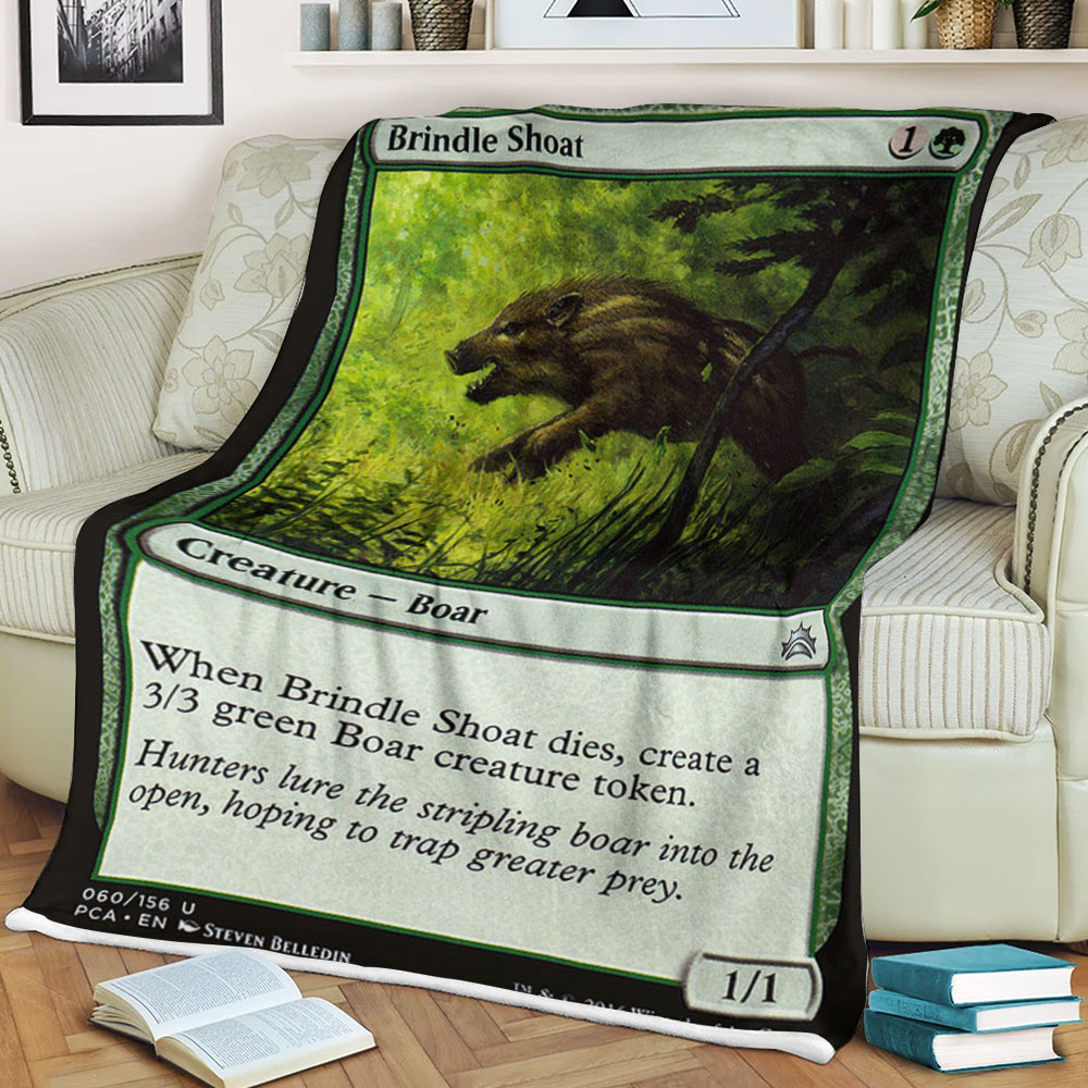 Game Magic The Gathering Brindle Shoat Sherpa Blanket Game Magic The Gathering Brindle Shoat Sherpa Blanket