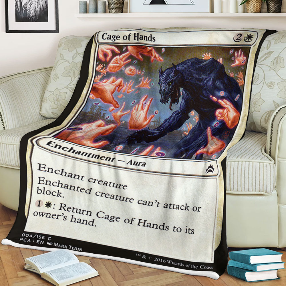 Game Magic The Gathering Cage Of Hands Sherpa Blanket Game Magic The Gathering Cage Of Hands Sherpa Blanket