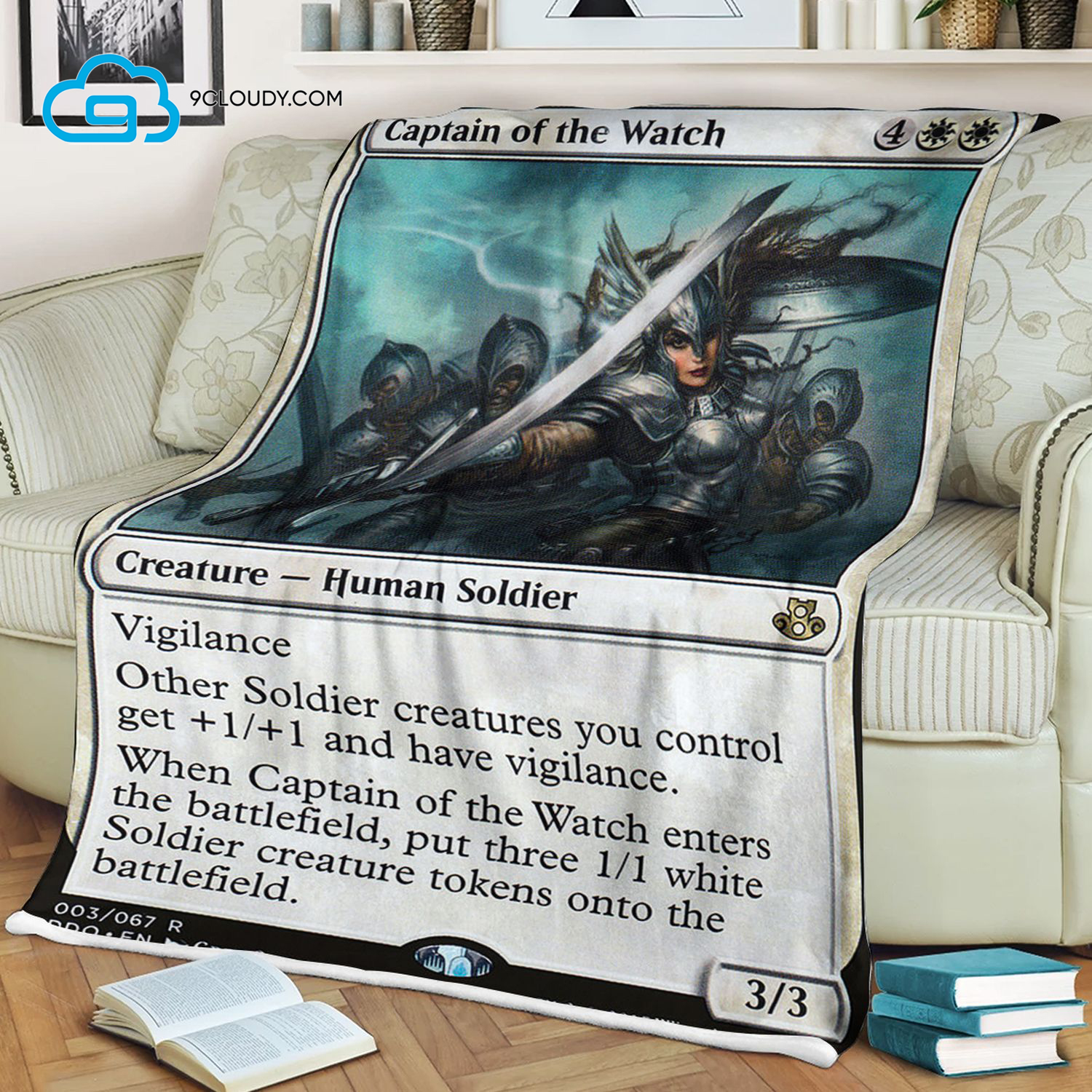 Game Magic The Gathering Captain Of The Watch Blanket Game Magic The Gathering Captain Of The Watch Blanket