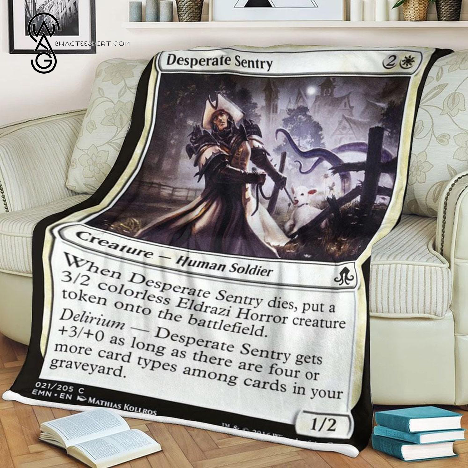 Game Magic The Gathering Desperate Sentry Blanket Game Magic The Gathering Desperate Sentry Blanket