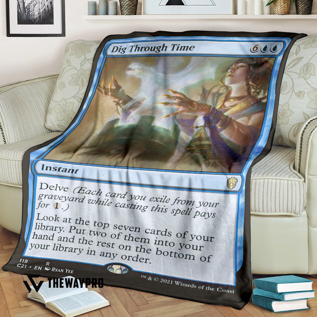 Game Magic The Gathering Dig Through Time Blanket Game Magic The Gathering Dig Through Time Blanket