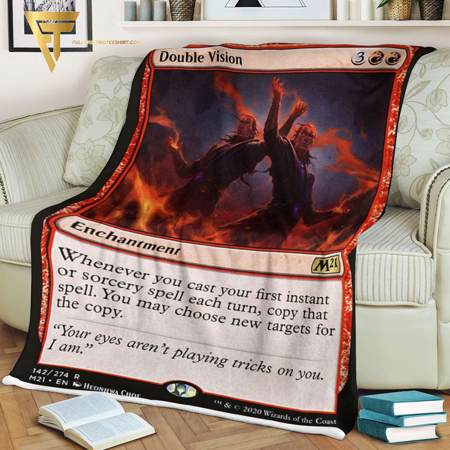 Game Magic The Gathering Double Vision Blanket Game Magic The Gathering Double Vision Blanket