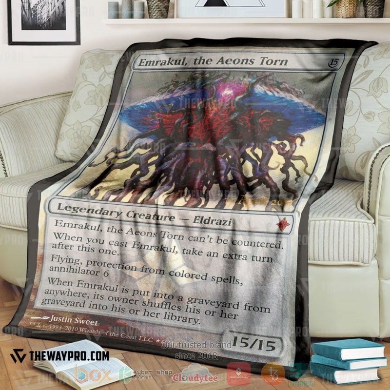 Game Magic The Gathering Emrakul The Aeons Torn Soft Blanket Game Magic The Gathering Emrakul The Aeons Torn Soft Blanket